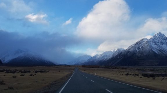 Racing the incoming weather to Mt. Cook