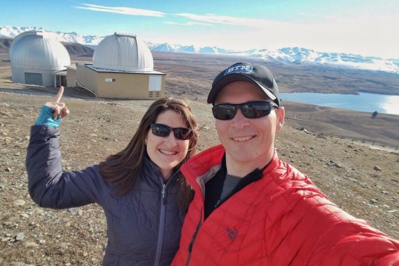 St. John's Observatory is high above Lake Tekapo