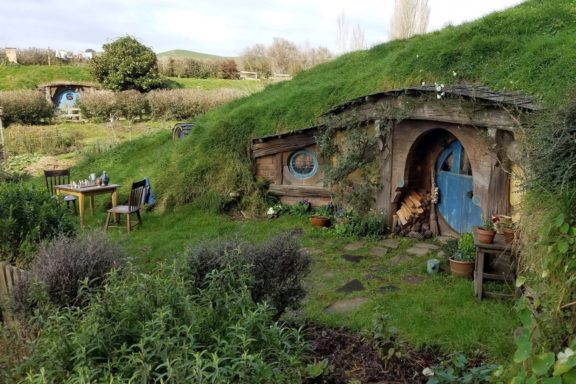 Impressive attention to detail at each Hobbit hole